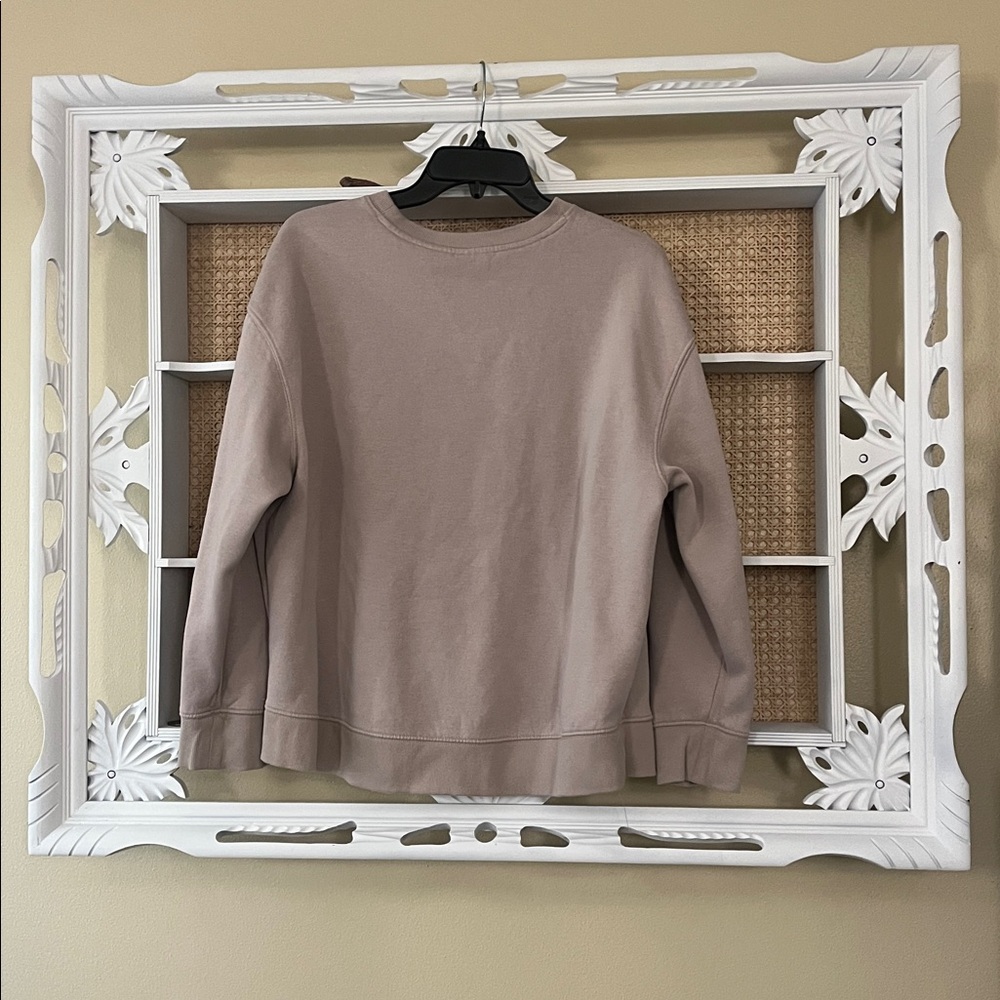 Athletic Works Taupe Crewneck Sweatshirt - Picture 4 of 7
